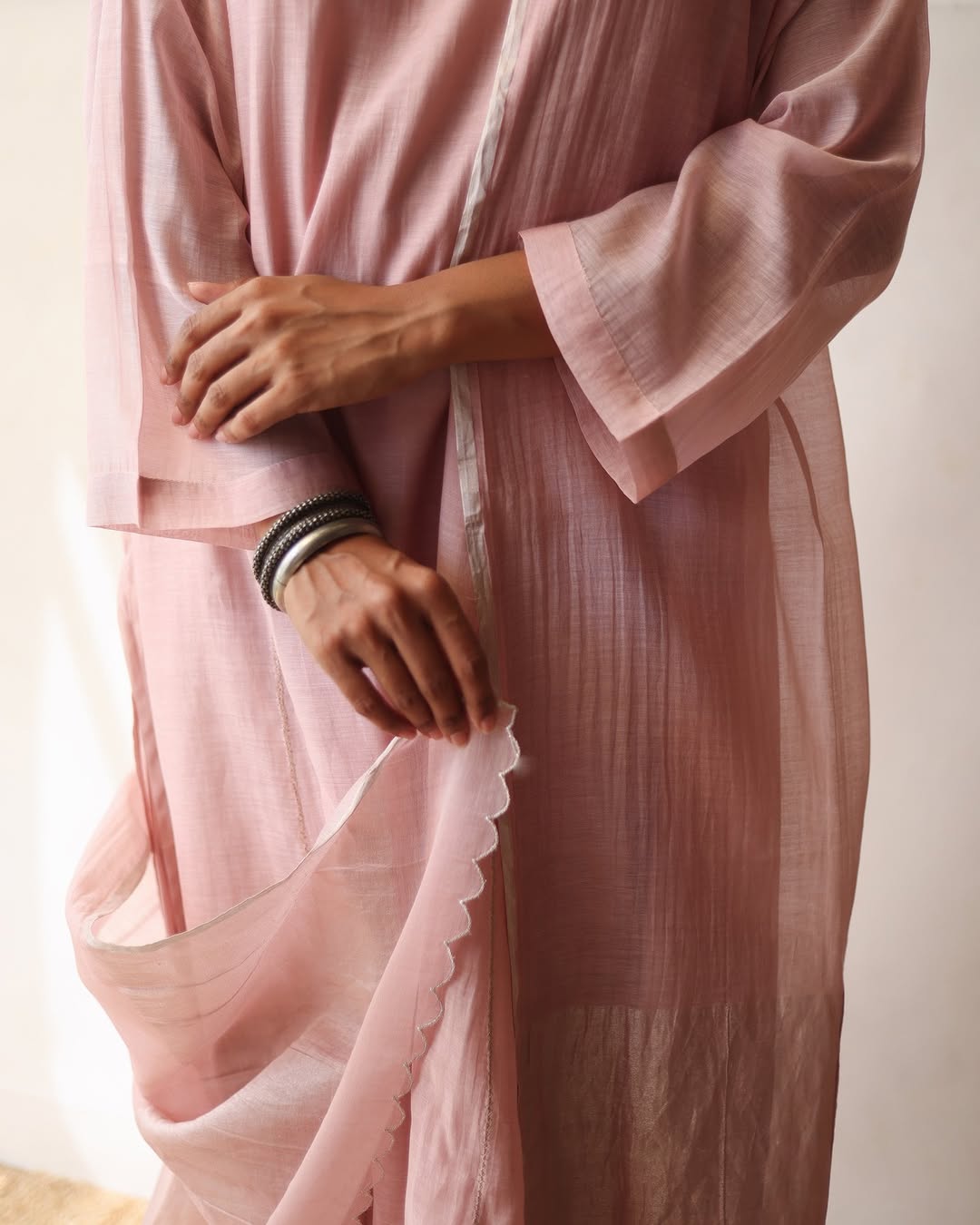 Dusty Rose Basic Kurta Set