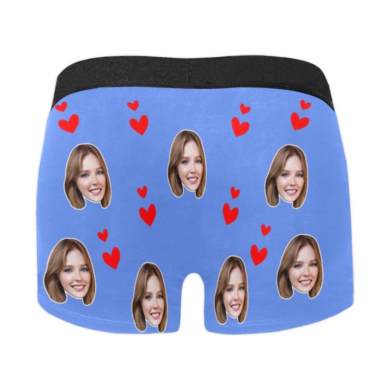 Custom Underwear with Face Personalized Face Boxers For Men D19
