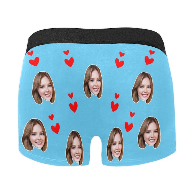 Custom Underwear with Face Personalized Face Boxers For Men D19