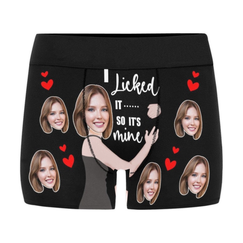 Custom Underwear with Face Personalized Face Boxers For Men D19