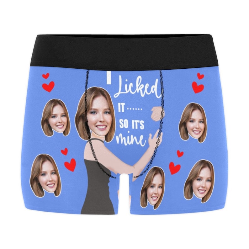 Custom Underwear with Face Personalized Face Boxers For Men D19