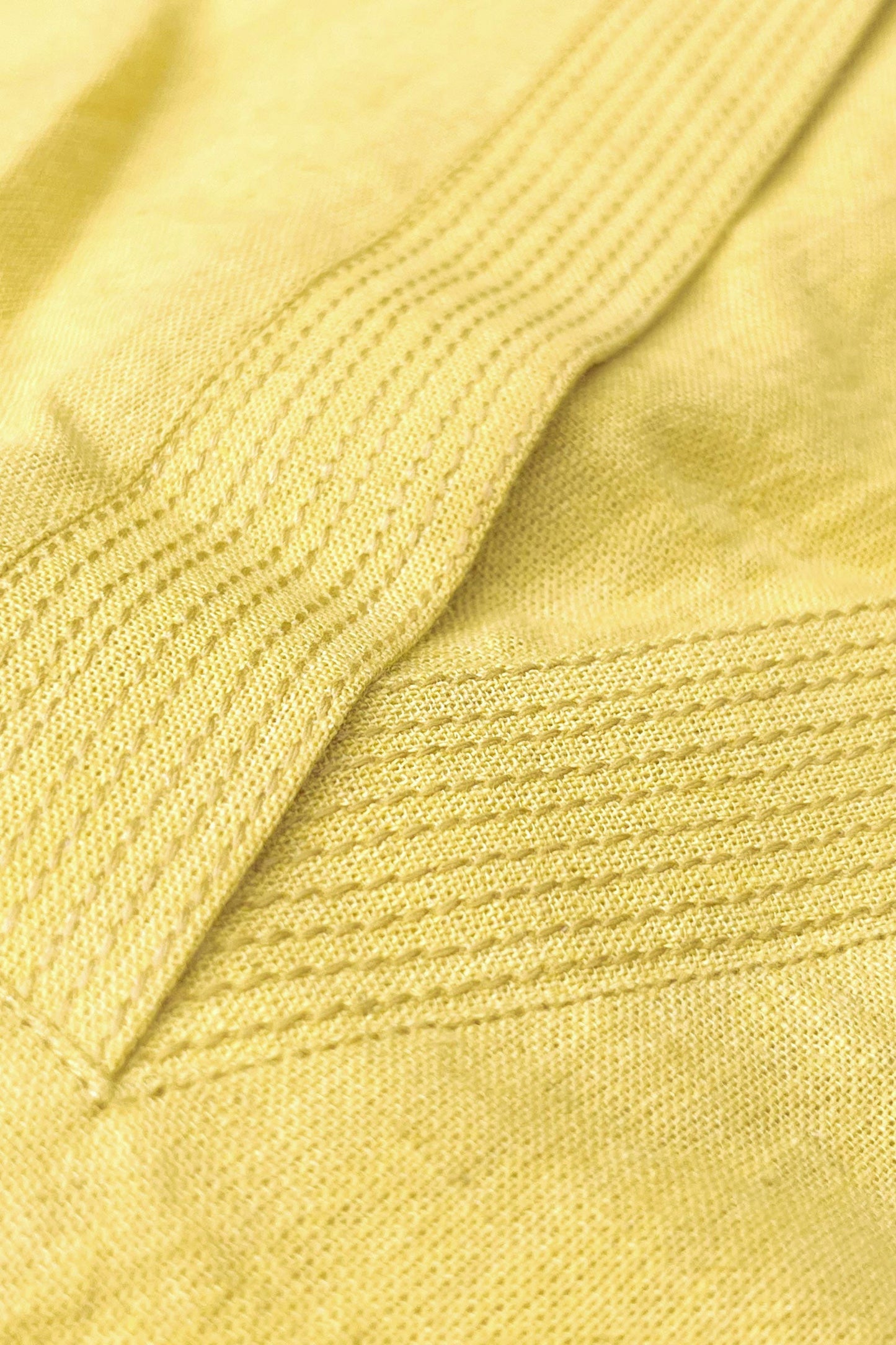 Office Wear Airy Linen Lemon yellow Kurta pant set