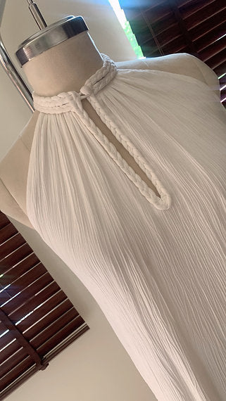 The Mira Set : White Long Kurta and pant