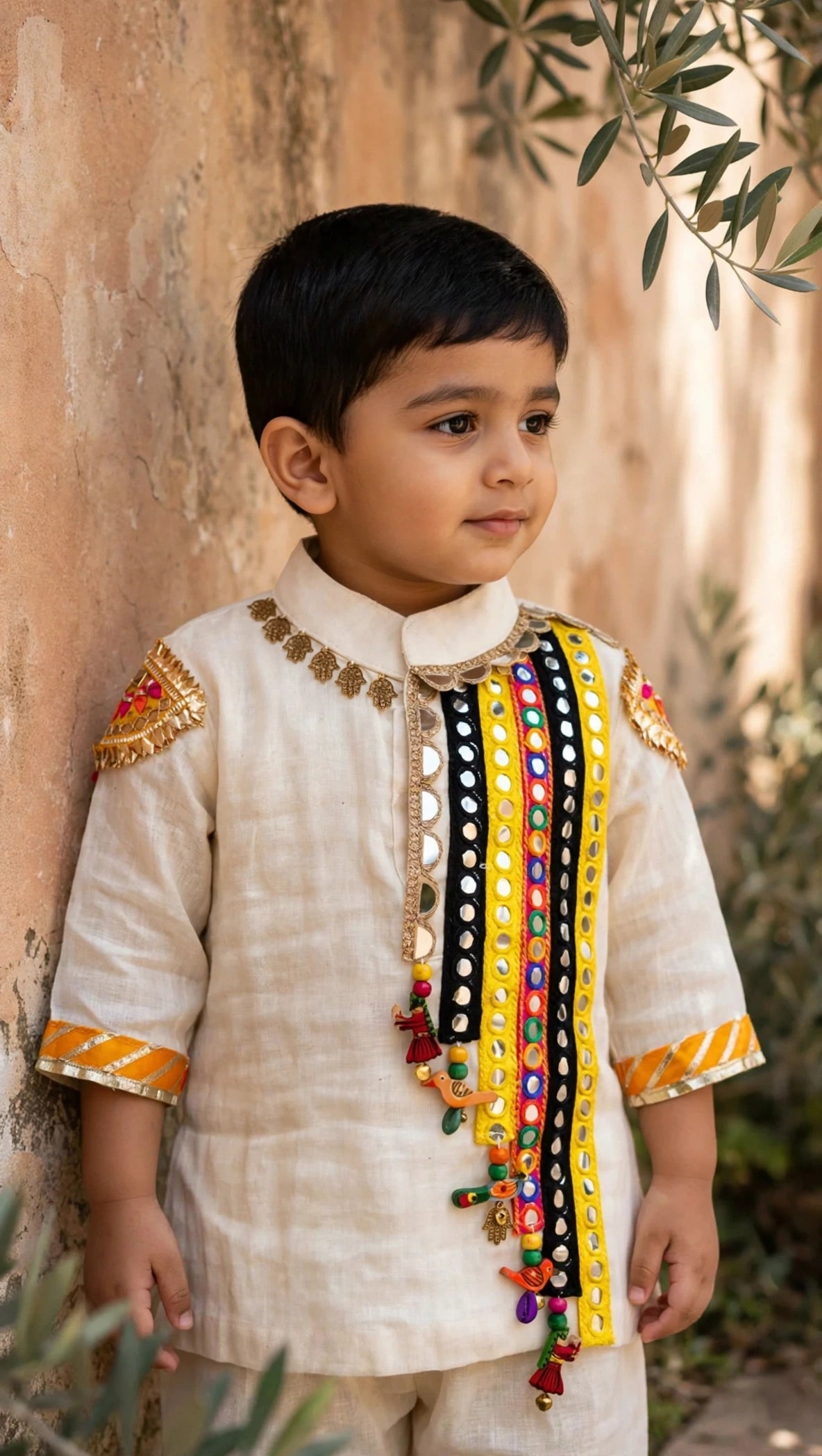 Little Maharaja Cotton Kurta Set for Kids