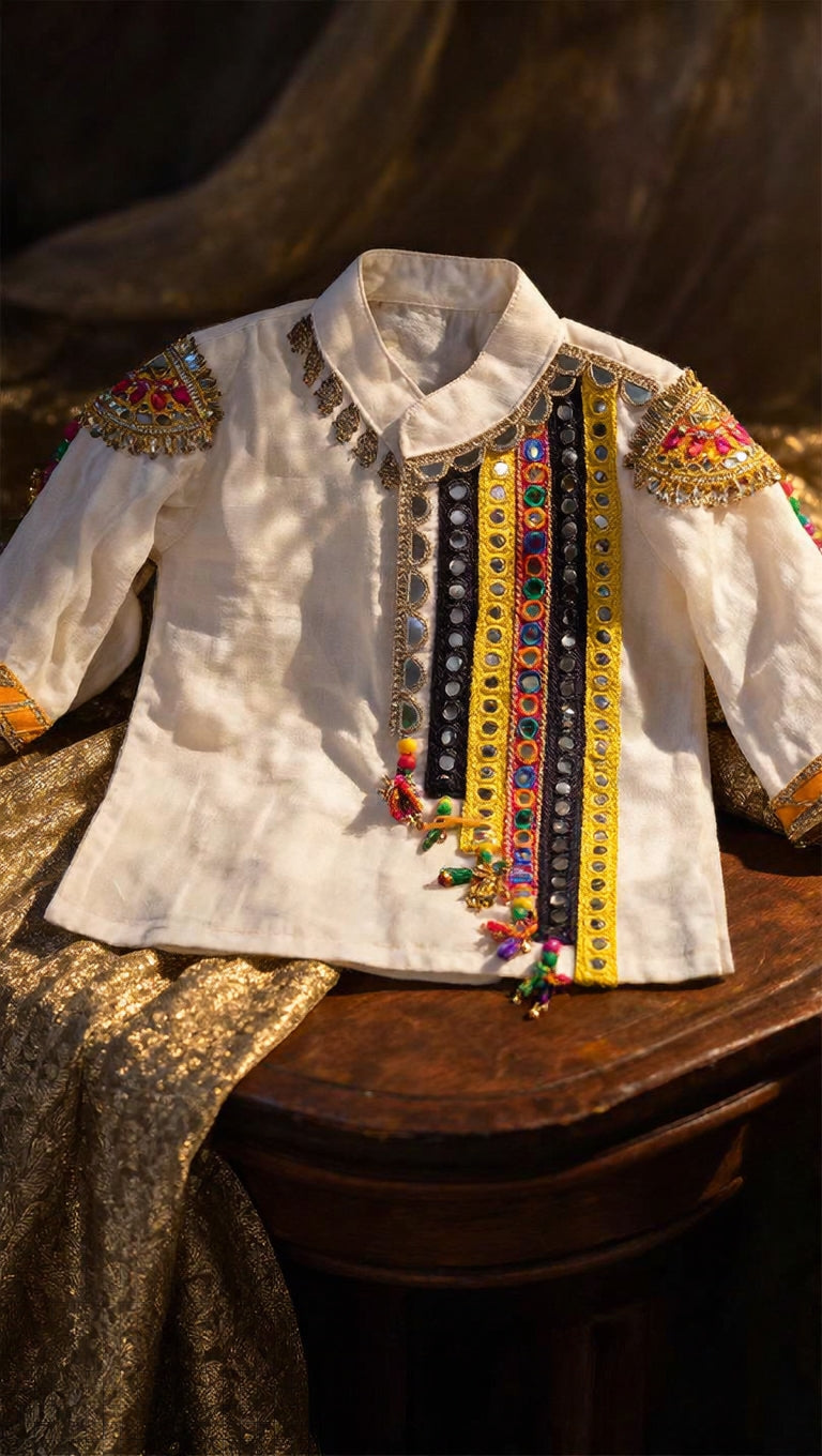 Little Maharaja Cotton Kurta Set for Kids