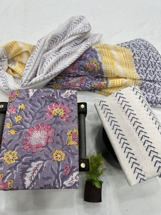 Cotton Suit Mulmul Dupatta