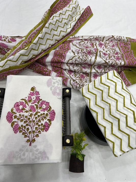 Cotton Suit Mulmul Dupatta