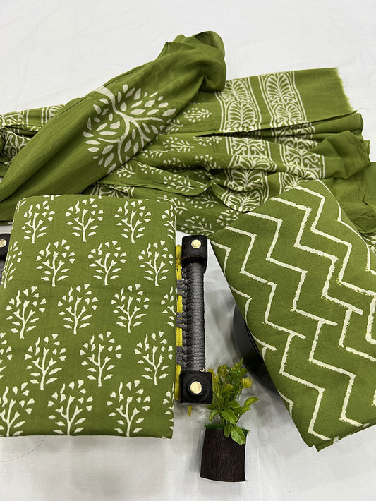 Cotton Suit Mulmul Dupatta