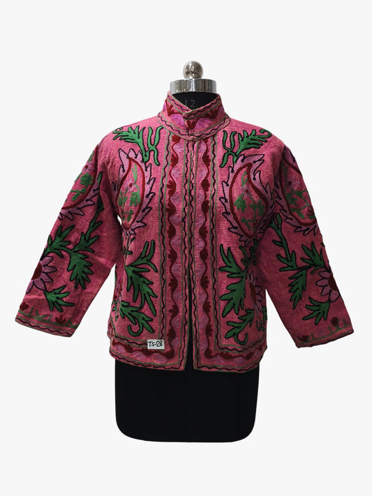 Tropic Floral Embroidery Suzani TNT Jacket