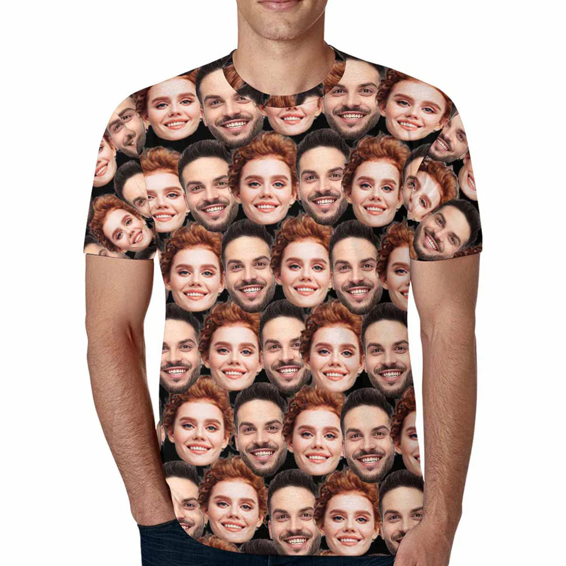 Unisex Custom Photo Face Shirt / T-shirt Gift