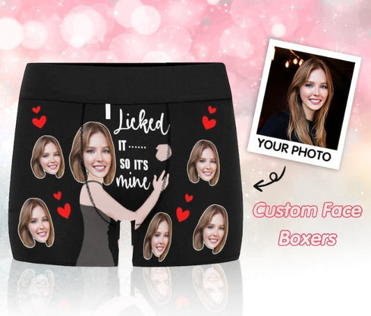 Custom Underwear with Face Personalized Face Boxers For Men D19